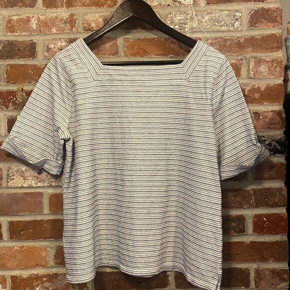 Talbots stripe top - Picture 4 of 4